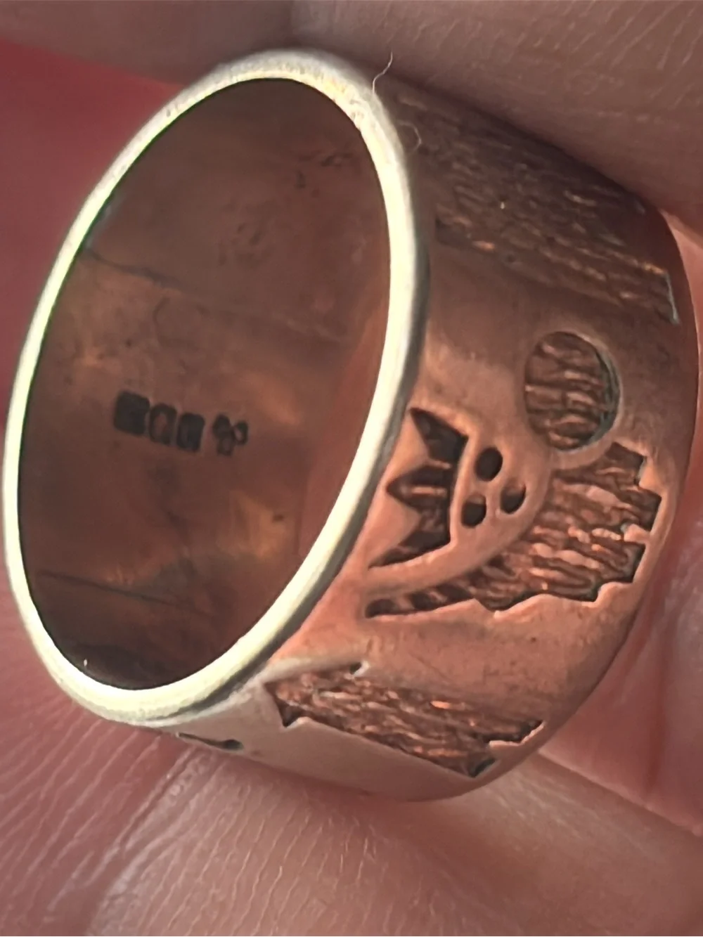 Sterling Silver Story Telling History of Ireland Band Ring